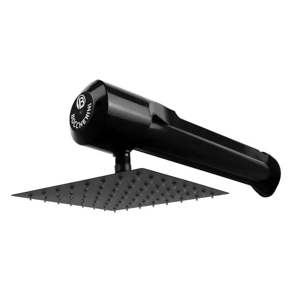 DUCHA HORIZONTAL LUSSO NEGRA A 220V BOCCHERINI