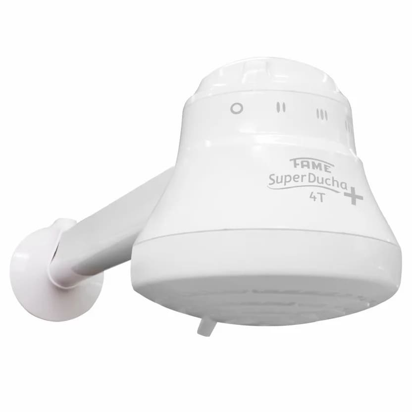 [GDE014] DUCHA MAS BLANCA 110V CON NIPLE  FAME