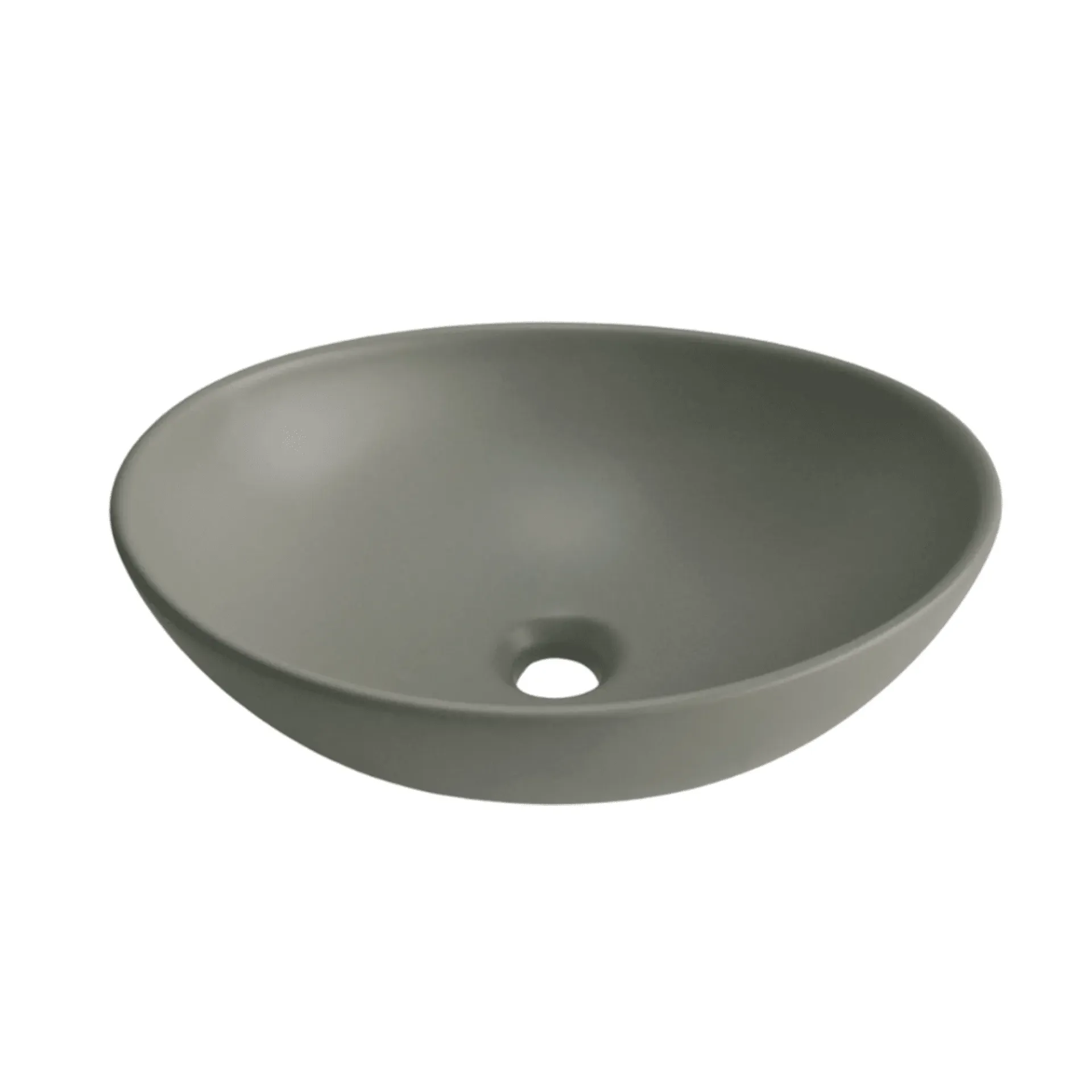 LAVAMANOS VESSEL OVAL GRIS HC