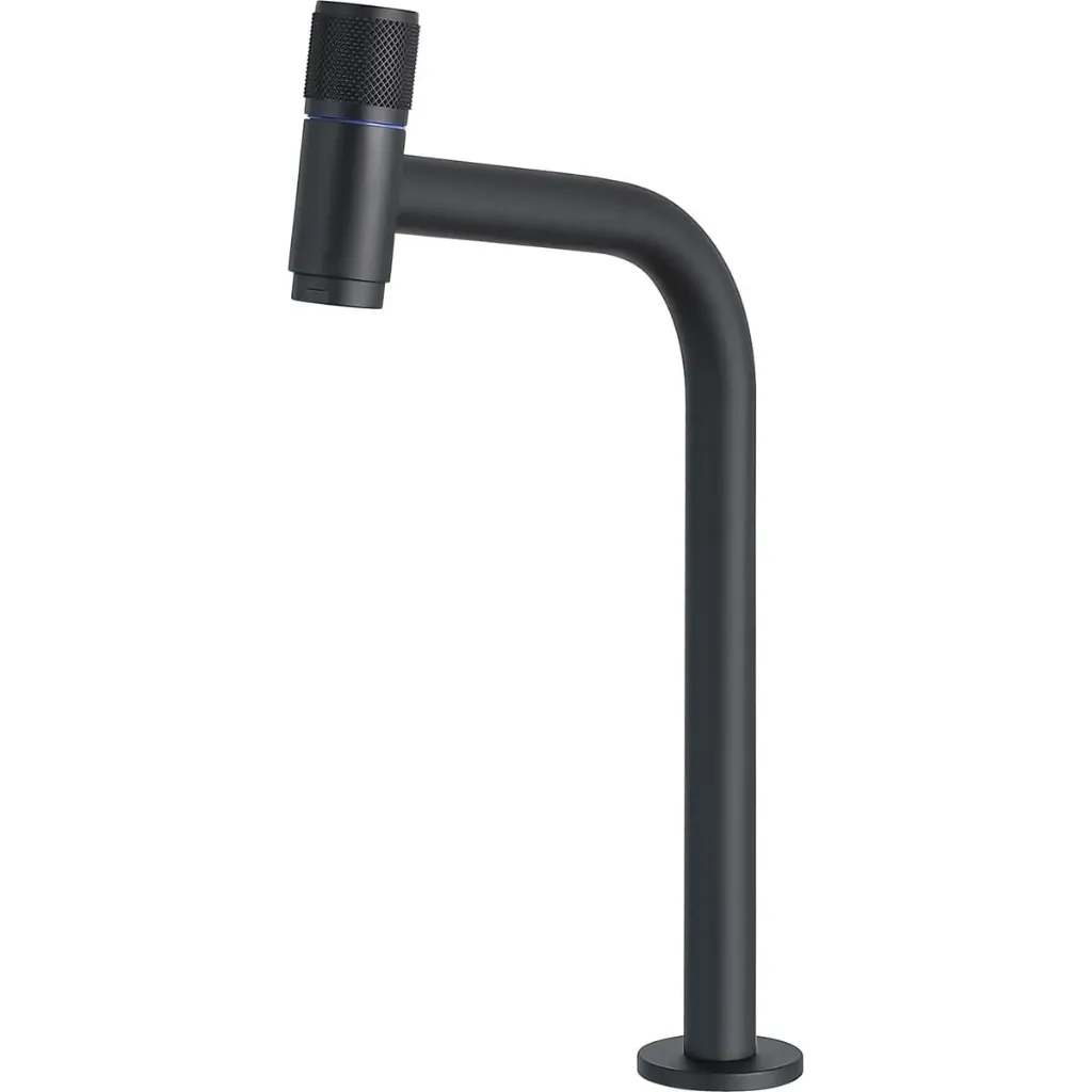 LLAVE SENCILLA LAVAMANOS ALTO BROOKLYN MATEBLACK CORONA