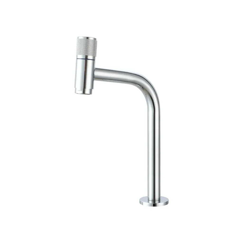 LLAVE SENCILLA LAVAMANOS ALTO BROOKLYN CROMO CORONA