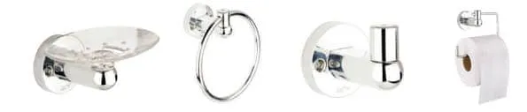 [GA4013] ACCESORIOS DE BAÑO CLASIK 4PIEZAS GERFOR