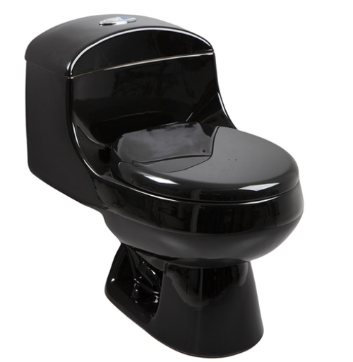 [PSO002] SANITARIO MONTECARLO NEGRO REDOND CORONA