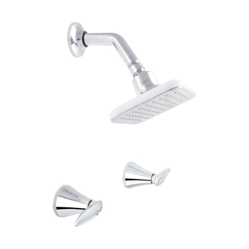 [GDZC05] CONJ. MZCL. DUCHA METAL SST SLIM 8" GERFOR