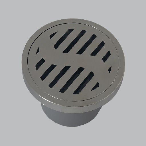 [GCJ006] REJILLA 3X2 CON SOSCO SILVER CROMO REDOND SILPLAS