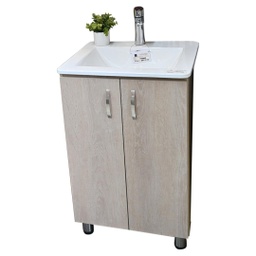 [MBP054] MUEBLE DE BAÑO PISO ROBLE PROVENSAL 53X46 COMFER