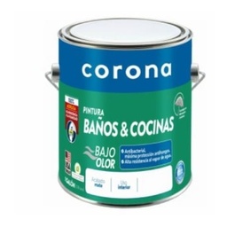 [AV1007] PINTURA BAÑOS Y COCINAS BLANCO 1GAL CORONA