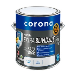 [AVE001] PINTURA EXTRABLINDAJE BLANCO 1GAL CORONA