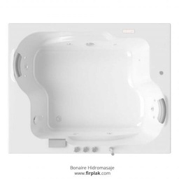 [GSJ008] HIDROMASAJE BONAIRE SPA ISLA 182X152 BLANCO FIRPLAK
