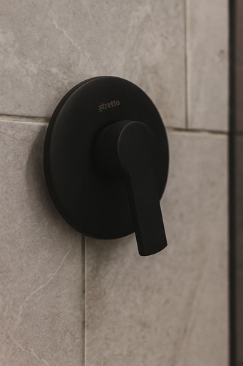 [GDM010] ​MONOCONT. DUCHA AREZZO NEGRO STRETTO