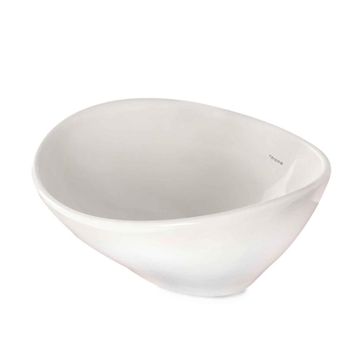 [PLV047] LAVAMANOS VESSEL OVALADO RAVENNA BLANCO CORONA