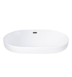 [PLE030] LAVAMANOS SOBREP PETRA II BLANCO DECOR