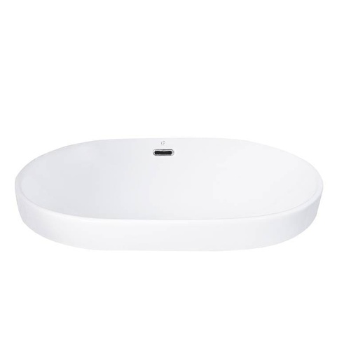 [PLE030] LAVAMANOS SOBREP PETRA II BLANCO DECOR