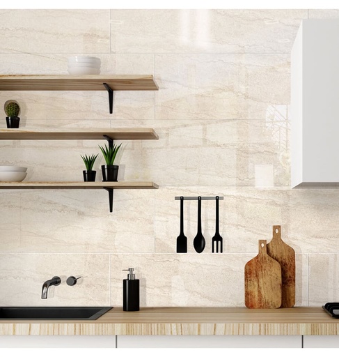 [RCZ142] PARED ANTAR CREMA BR 25X75 PRIM. ITALIA (1.50)