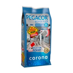 [APE008] PEGACOR SUPERFLEX GRIS X 25 KG CORONA