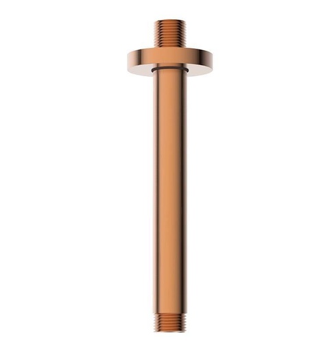 [GCP011] BRAZO REGADERA TECHO 20 CM URBAN ROJO ORO DECOR.