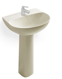 [PLC025] LAVAMANOS MANANTIAL CON PEDESTAL BONE CORONA