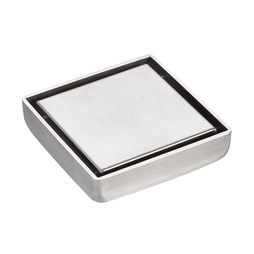 [GCJ024] REJILLA DE PISO CUADRADA ACERO INOX SIF. OCULTO 10X10 CORONA