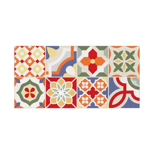 [RDB113] [LIQUIDAR] BASE DECORADA PISO PARED BARCELO MULT. 29X58 CORONA