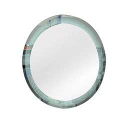 [MES040] ESPEJO LED REDONDO 60CM BORDE RAYAS IMP.