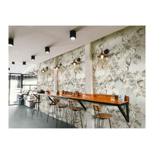 [RDG083] PISO PARED HEXAGONO HIERBABUENA MULT. 23.2X26.8 PRIM. CORONA (0.52)