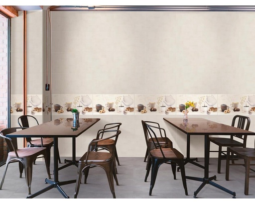 [RDB125] BASE DECORADA CAPPUCCINO BEIGE 30X60 CORONA