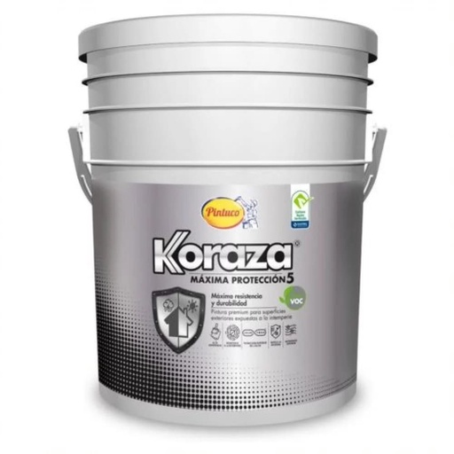 [AV1010] PINTURA KORAZA BLANCO 2650 CUÑETE 5 GL PINTUCO
