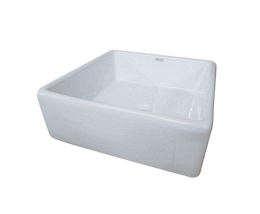 [PLV071] LAVAMANOS VESSEL 5011 TURIN CUAD BLANCO 38X38