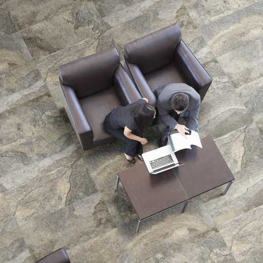 [RDK034] DECORADO ESCALON PIEDRA BONITA NEGRO 8.68X34.2 CORONA