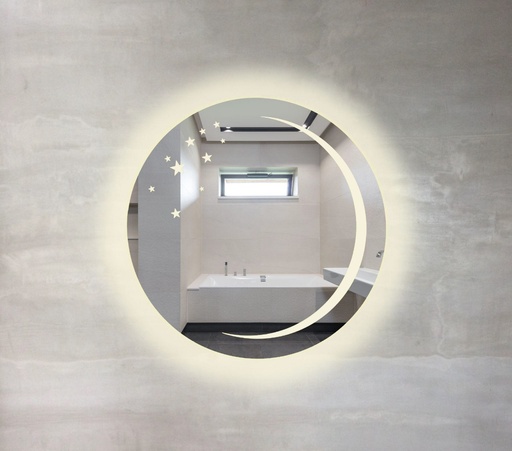 [MES051] ESPEJO LED RED. STARS 60 HC