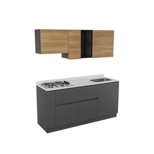 [MCM047] COCINA SAVONA PLUS 1.80 DER. CORONA