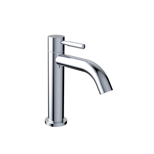 [GML034] LLAVE SENCILLA LAVAMANOS MEDIA VERA CROMO CORONA