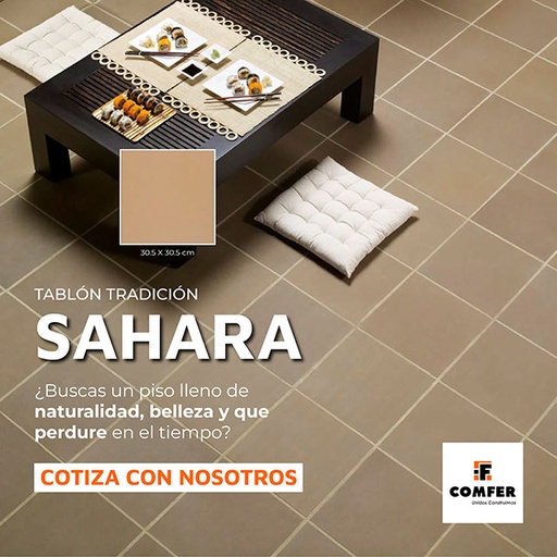 [RGN029] TABLON TRADICION SAHARA 30.5X30.5 PRIM. ALFA (1.1)