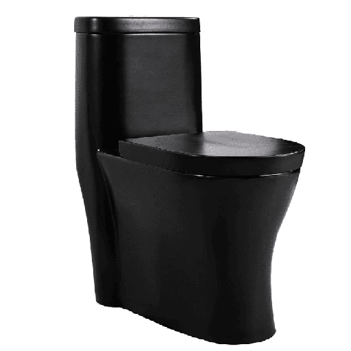 [PSO056] SANITARIO SEVILLA NEGRO MATE CORONA