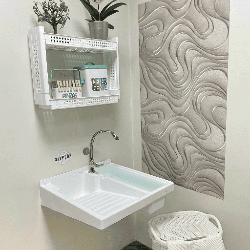 [GTL012] LAVADERO (NO REQUIERE SOPORTE) 60X60 CON TANQUE SILPLAS