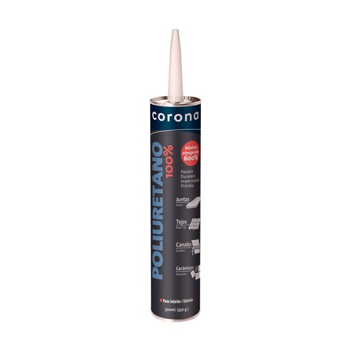 [ASI032] POLIURETANO 100 BLANCO X 300 ML CORONA