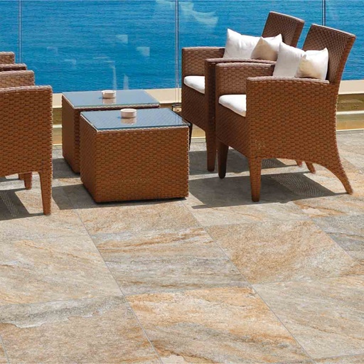 [RPM184] PORCELANATO QUARX SUMMER TAN 60X60 PRIM. CORONA (1.8)