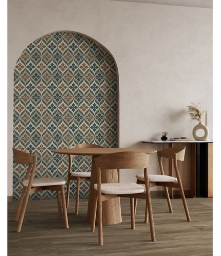 [RDG093] CUADRADO FEZ FLORES 19.8X19.8 MULT. CORONA