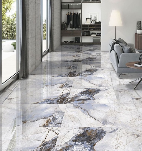 [RPB100] PORCELANATO AZURRO-B AZUL 60X120 PRIM. DECOR (1.44)