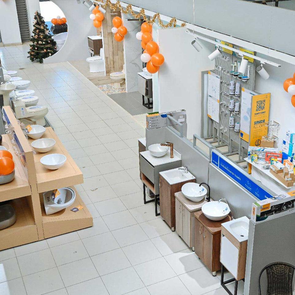 Centro Corona y Alfacenter, productos Alfa y Corona en Barbosa