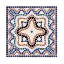 Baldosa ceramica para piso pared corona colonial multicolor 19.8X19.8