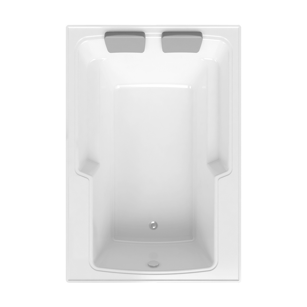 Tina de baño para empotrar Firplak Francesa 181x123 blanca