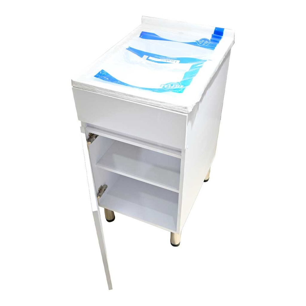 Mueble para lavadero de ropa blanco Comfer Tunja Villa de Leyva