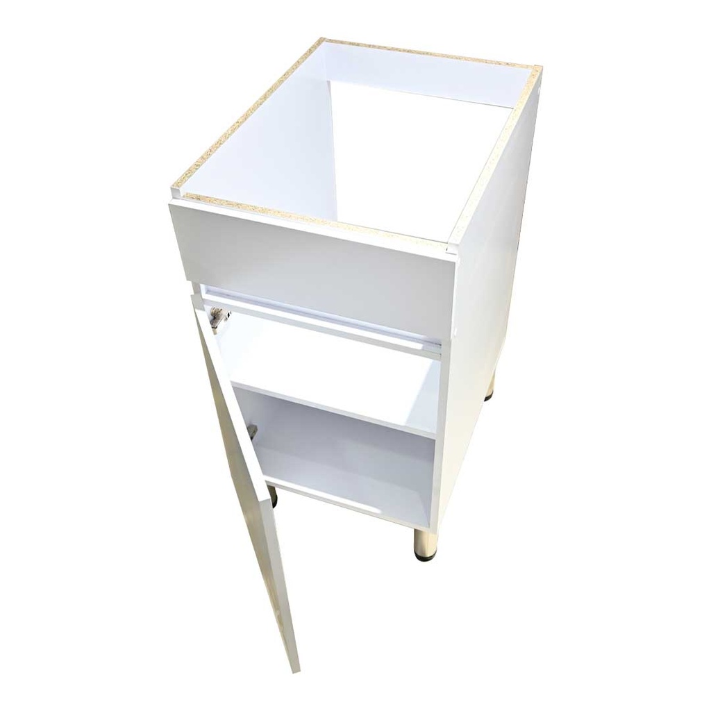 Mueble lavadero blanco Comfer Tunja Villa de Leyva