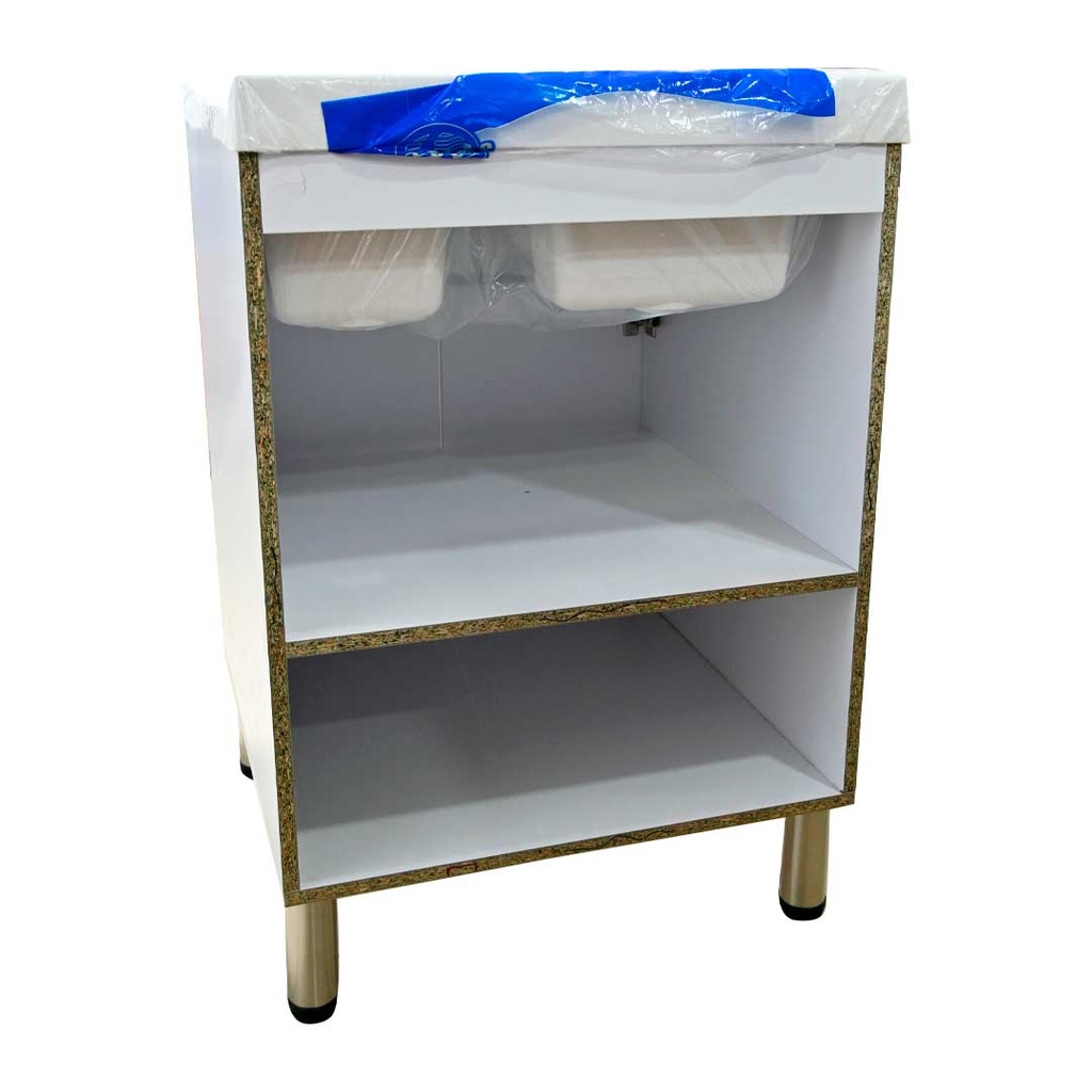 Mueble lavadero blanco moderno Comfer Tunja Villa de Leyva