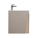 MUEBLE DE BAÑO ELEVADO CASCADE VITAL TAUPE 60 CM CON LVM CORONA