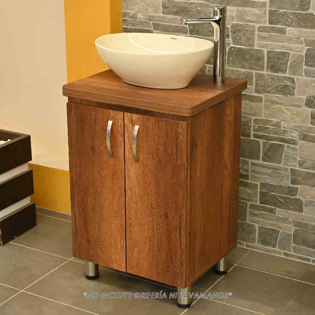 MUEBLE DE BAÑO PISO ECO CARAMELO COMFER