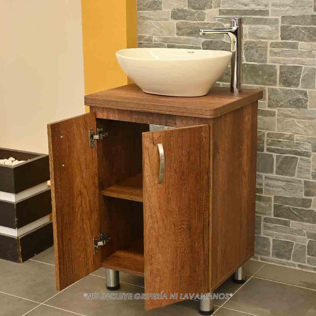 Mueble de baño-Mueble-Baño-Lavamanos-Mueble de Baño Elevado-Mueble De Baño Piso-Acoples-Sifón