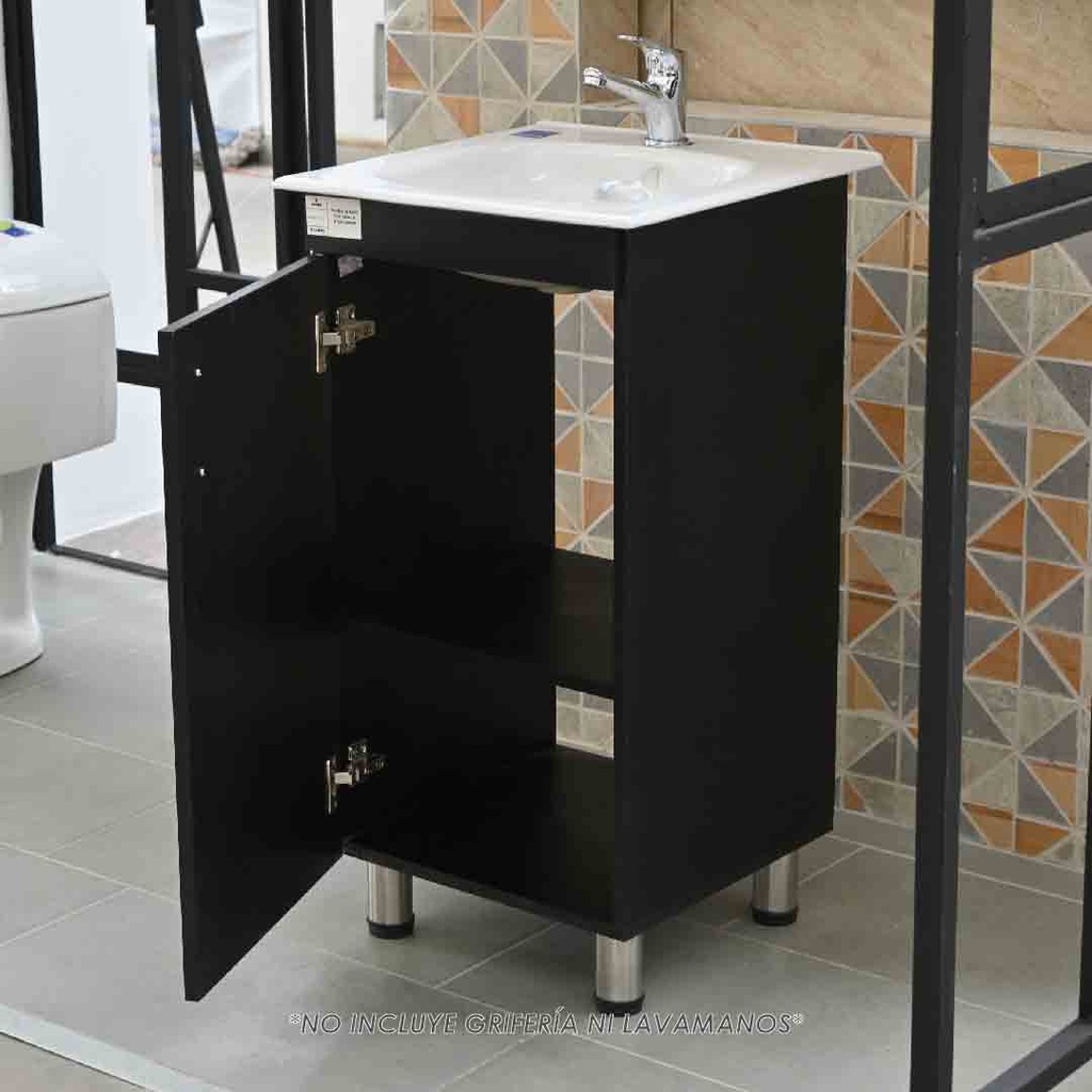 Mueble de baño-Mueble-Baño-Lavamanos-Mueble de Baño Elevado-Mueble De Baño Piso-Acoples-Sifón