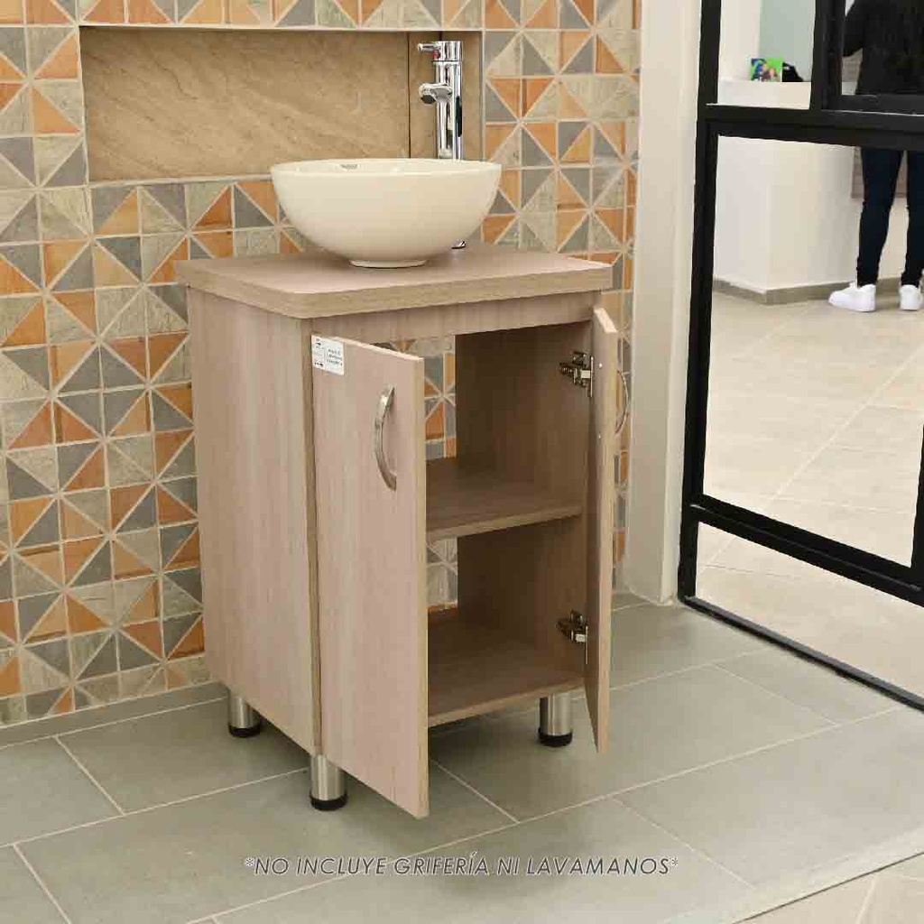 Mueble de baño-Mueble-Baño-Lavamanos-Mueble de Baño Elevado-Mueble De Baño Piso-Acoples-Sifón